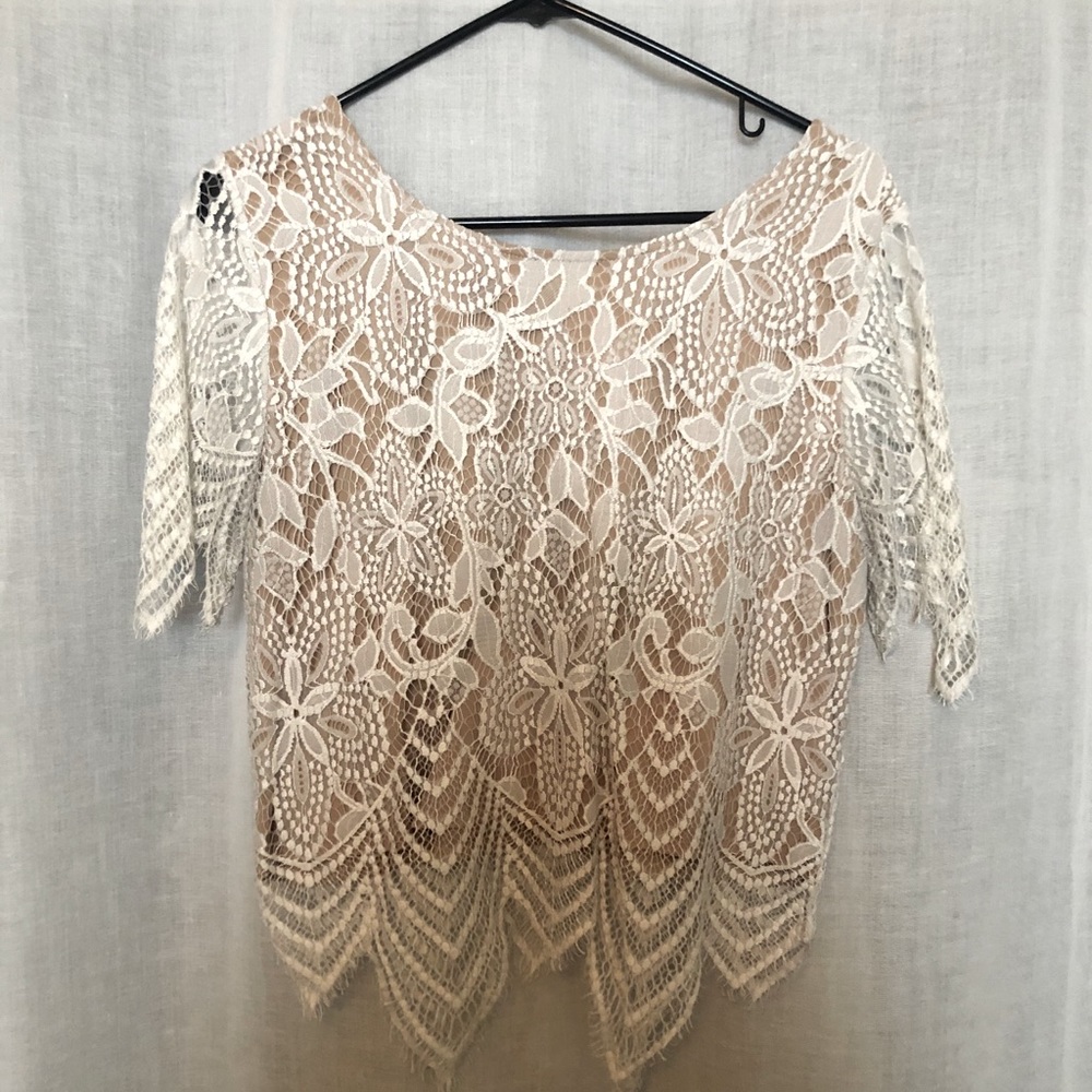 Express lace top